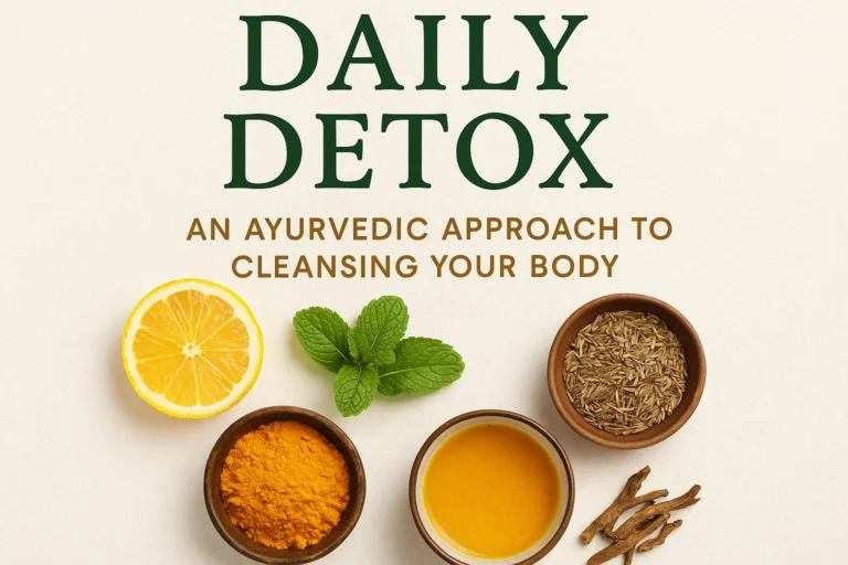 Read more about the article Daily Detox: An Ayurvedic Approach to Cleansing Your Body