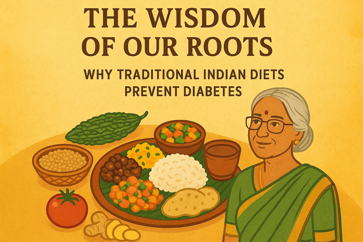 Read more about the article The Wisdom of Our Roots: Why Traditional Indian Diets Prevent Diabetes