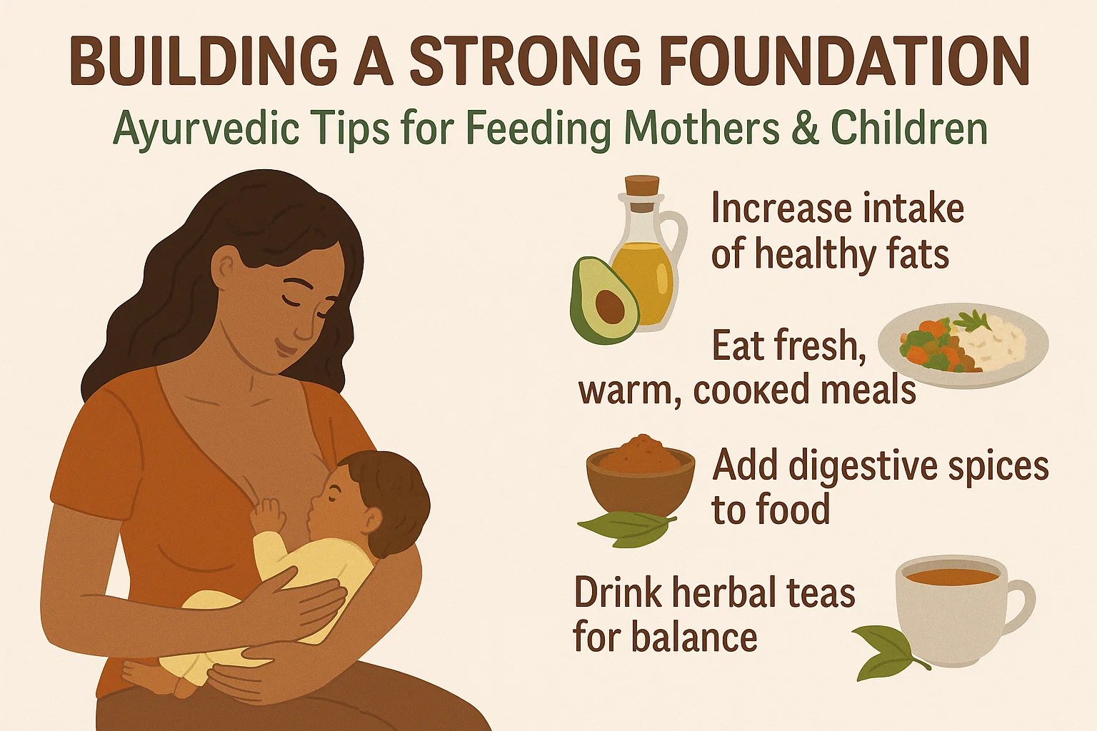 You are currently viewing Building a Strong Foundation: Ayurvedic Tips for Mothers & Children
