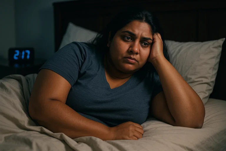 Read more about the article Battling Insomnia and Weight Gain? Modern Habits & Ayurvedic Solutions